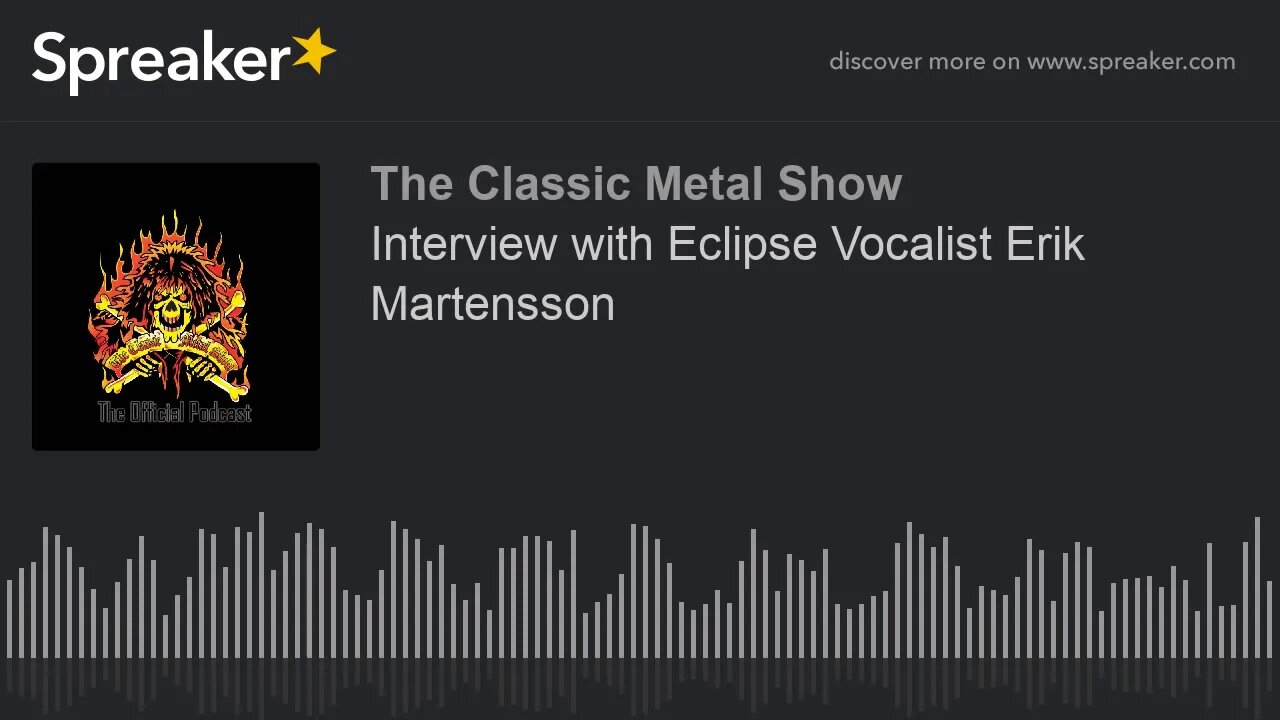 Interview with Eclipse Vocalist Erik Martensson