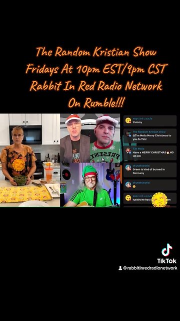 The Random Kristian Show Really Cooks On #Rumble!!!