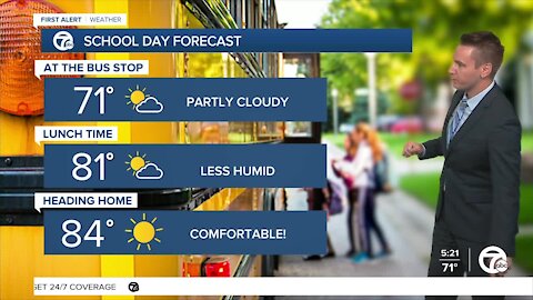 Metro Detroit Forecast: Comfortable weather returns