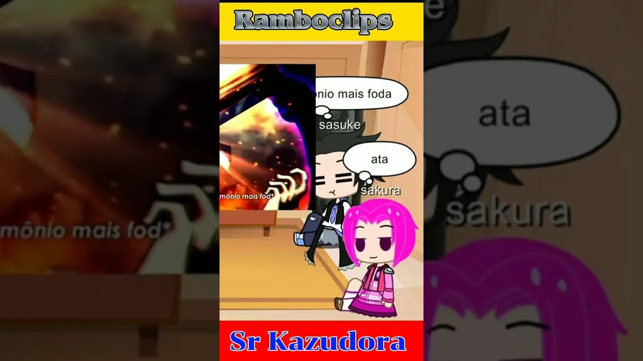 Parceria Sr Kazudora #react #gacha #anime #reaction