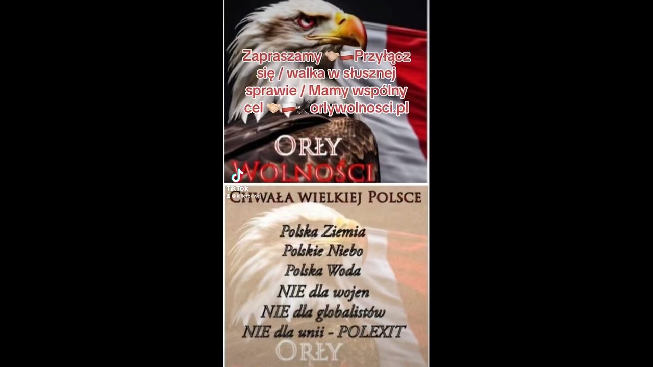 Zapraszamy 🤝🏻🇵🇱Przyłącz się / walka w słusznej sprawie / Mamy wspólny cel 🤝🏻🇵🇱🦅orlywolnosci.pl