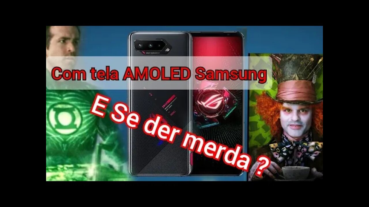 ROG Phone 5,5 Pro,e Ultimate fotos e specs más com tela AMOLED será que vai dar boa ?