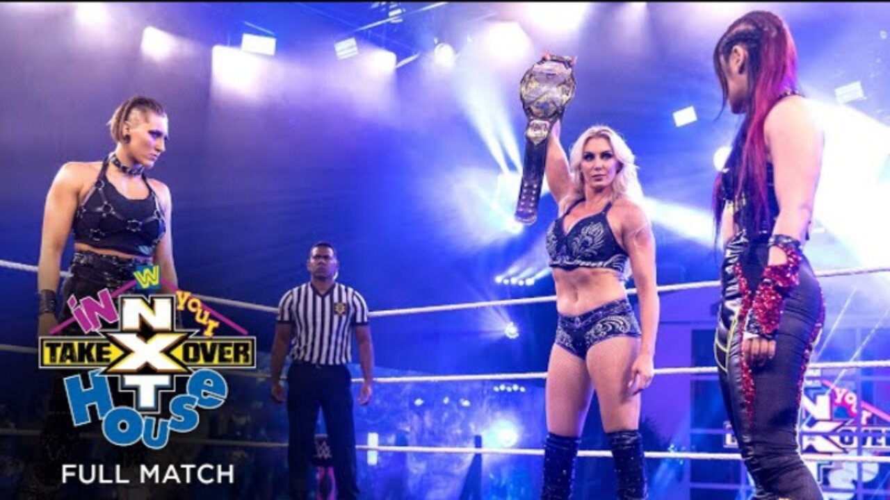 FULL MATCH - Charlotte Flair vs. lo Shirai vs. Rhea Ripley - NXT Women's Title Match: NXT TakeOver