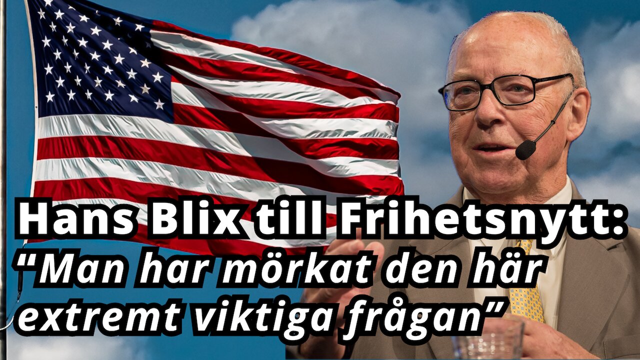 Hans Blix: "Man har försökt mörka den här frågan"