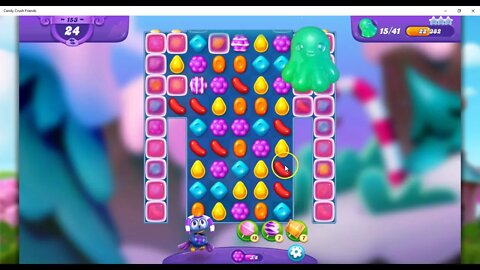 FRIENDS Level 153 Audio Talkthrough, Candy Crush Friends Saga, 35 Moves 0 Boosters