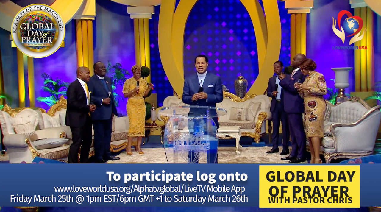 Global Day of Prayer with Pastor Chris | Praying the Gospel Reaches the World - Be a Part of it!