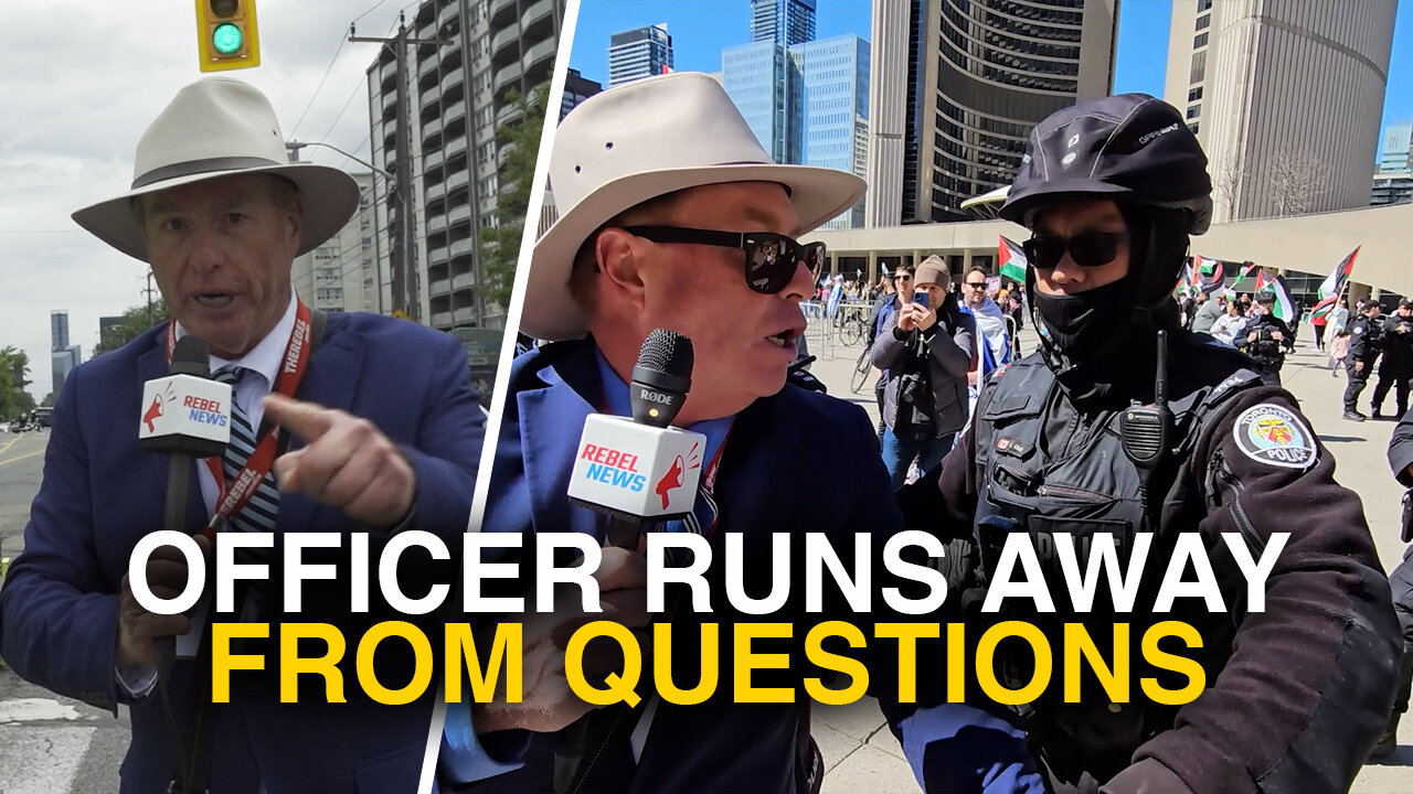 Toronto police officer not such a tough guy when questioned about his bad behaviour