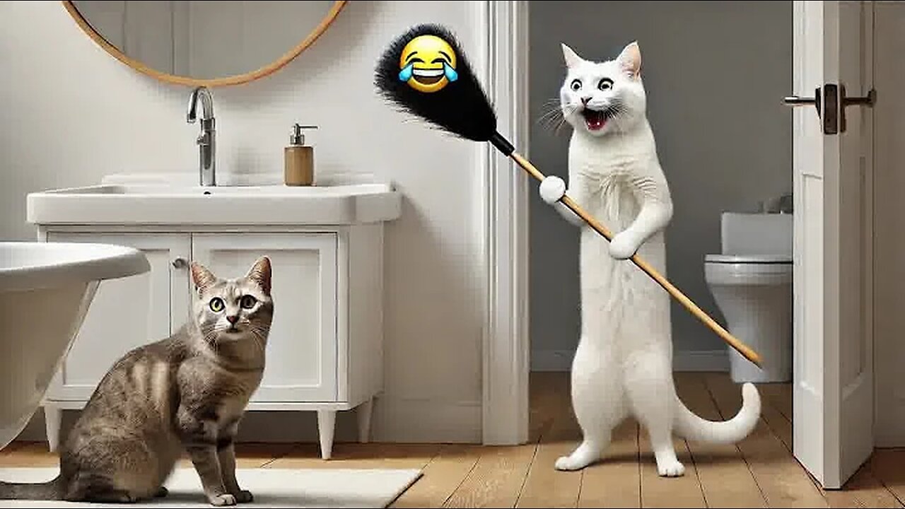 When a silly Cat becomes your best friend 🤣😂 Funny Animal Moments 2024 😂😆