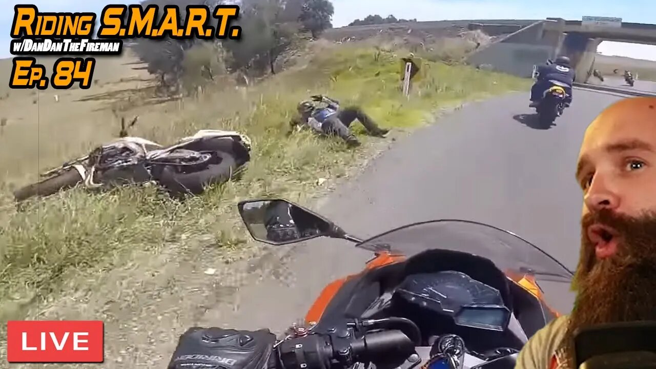 🔴LIVE: Motorcycle Crash After Action Reviews / Riding S.M.A.R.T. 84