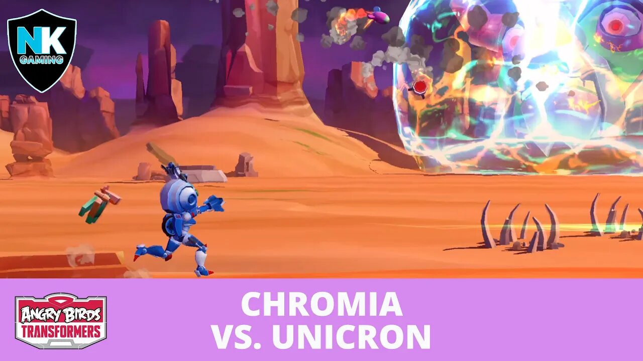 Angry Birds Transformers 2.0 - Chromia vs. Unicron