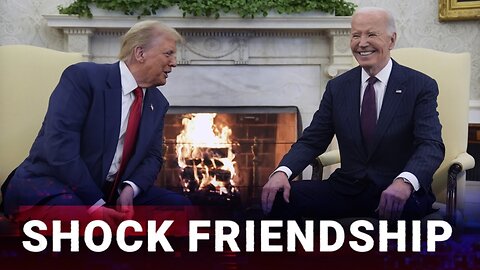 Joe Biden looks happier than ever during two-hour meeting with Donald Trump at the White House