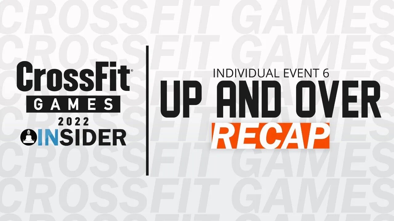 Indy Event 6 “Up and Over” Recap | 2022 CrossFit Games