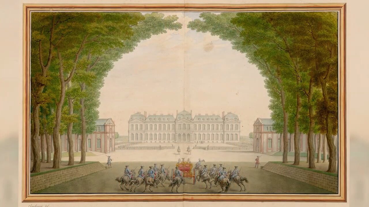 Collection of Plans & Views of the Chateau de Petit-Bourg (1730)