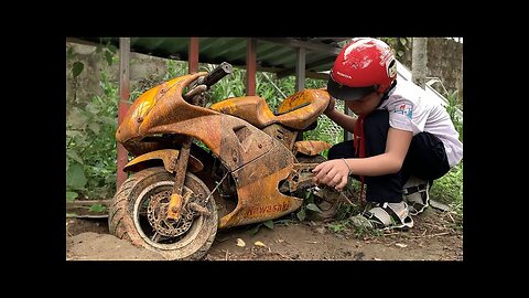 KAWASAKI NSR 50 Abandoned Full Restoration | Restored KAWASAKI Sport Motocycle