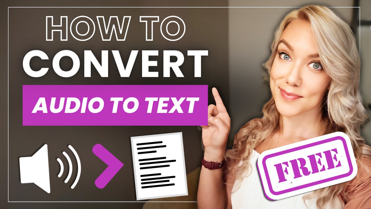 How to Convert Audio/Video Files to Text for FREE (Transcription Tutorial)