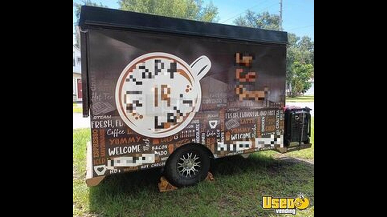 Nicely Equipped - 7.5' x 10' Coffee-Espresso Concession Trailer for Sale in Florida