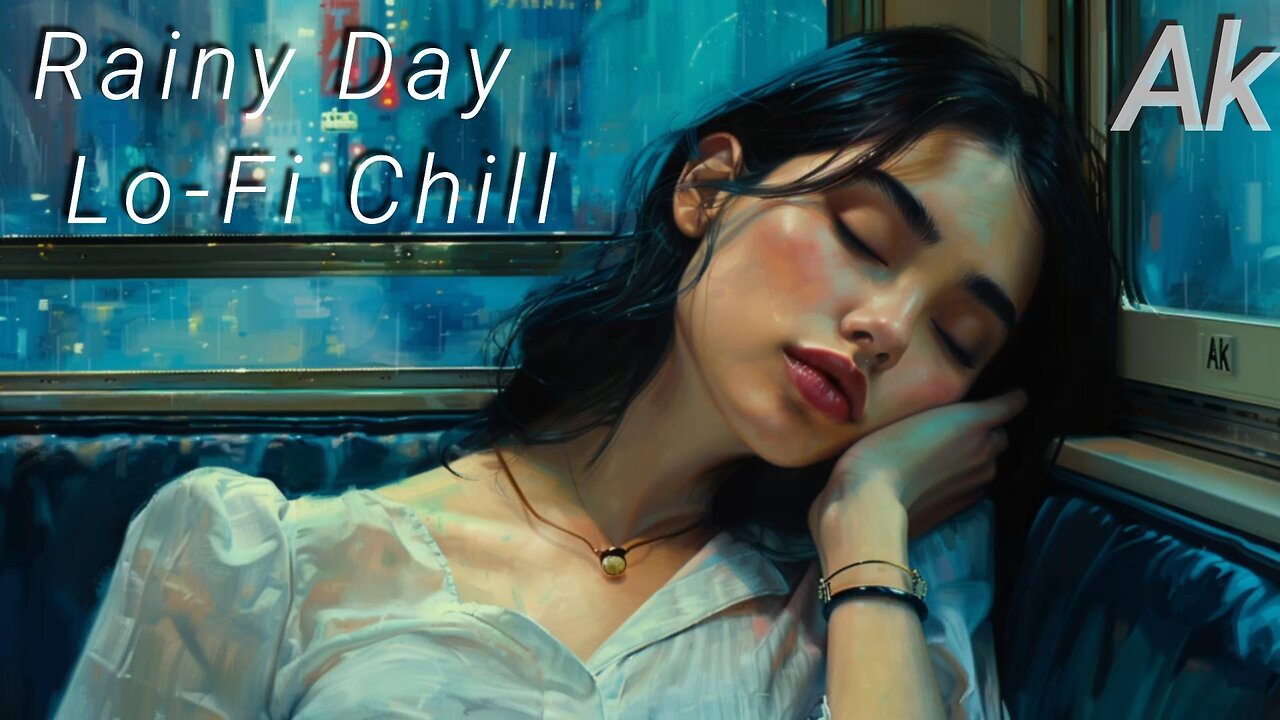 Rainy Day Lo-Fi Chill Pop: Relaxing Melodies with Rain and Thunder Sounds