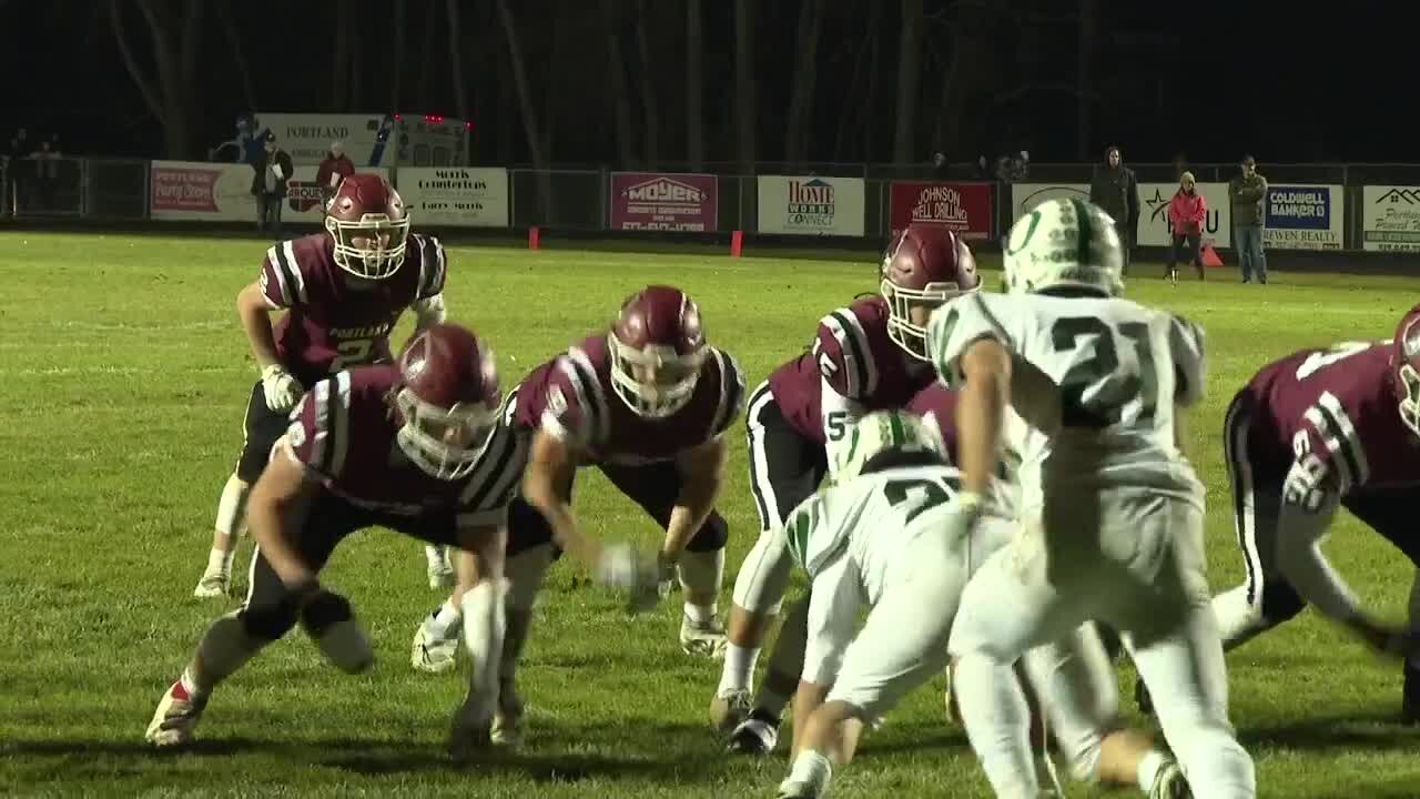 Portland knocks off Olivet 21-14 in the first round of MHSAA playoffs