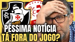 DE AGORA! VASCO PODE PERDER TITULAR PRO JOGO DE SEXTA! NOTÍCIAS DO VASCO