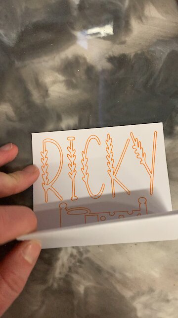 Kids chore chart using cricut explore