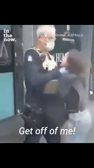 Victoria Police strangles a women for No Mask! Last year