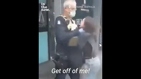 Victoria Police strangles a women for No Mask! Last year