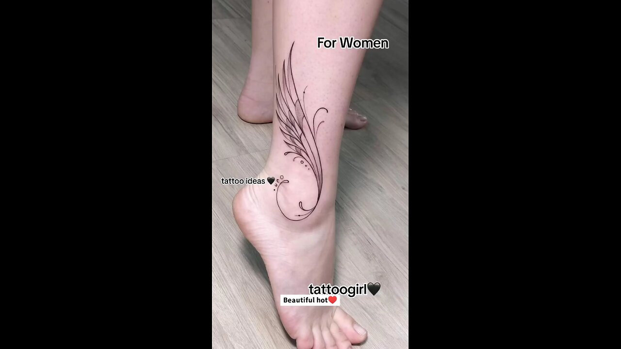 Girl legs simple tattoos