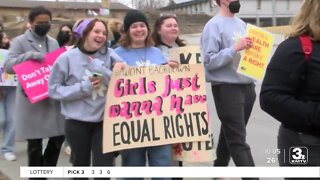 Women, allies march for equity at Turner Park