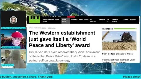 How The West Just Gave Itself A " World Peace And Liberty" Award (clip)