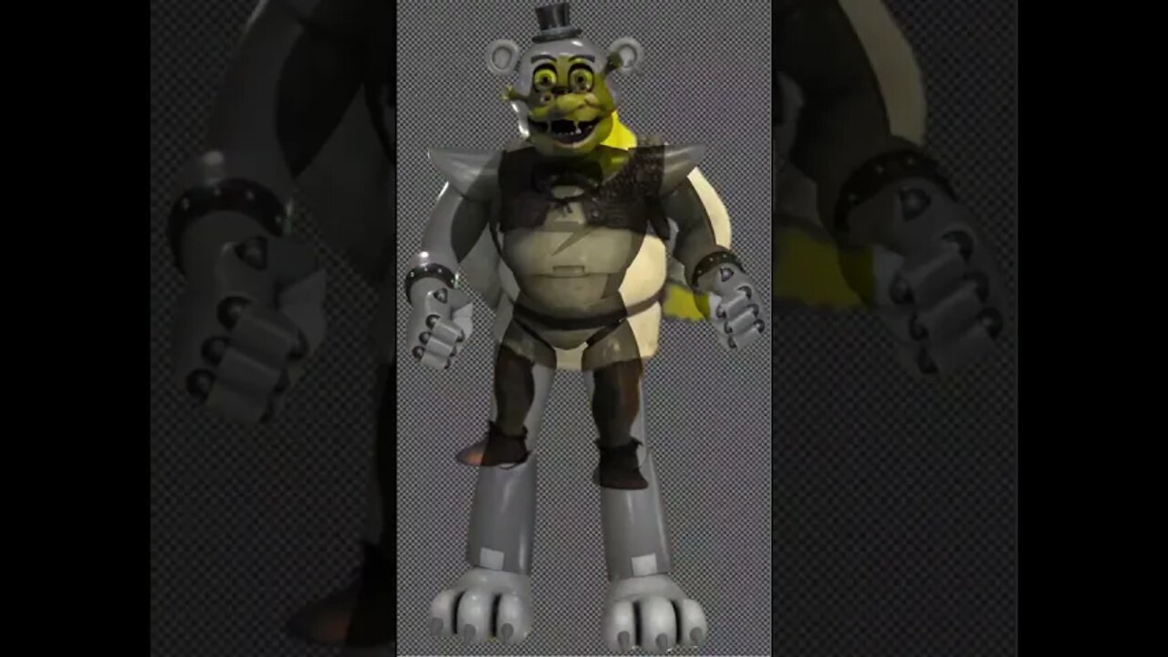 I Turned Glamrock Freddy Into .....Shrek??? (I'm Not Sorry) #Shorts