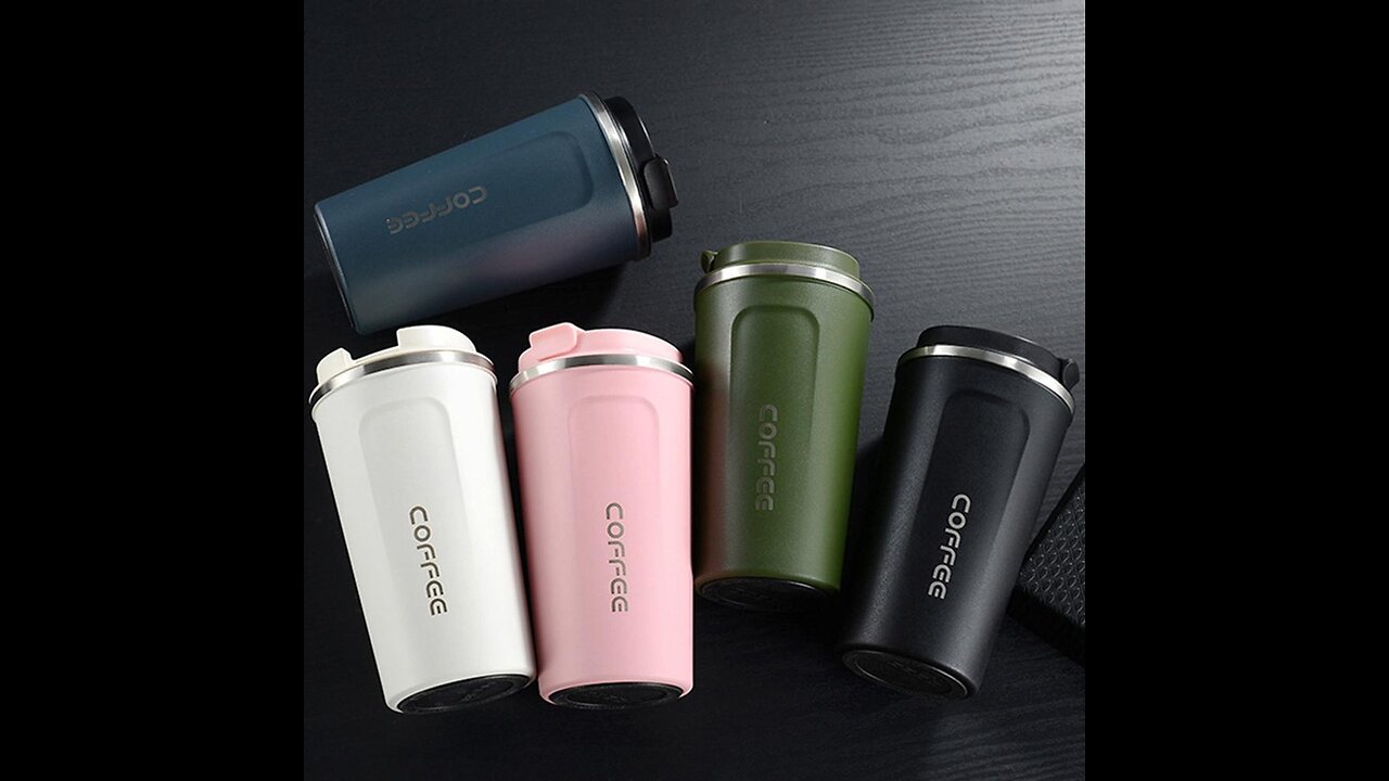 Travel Office Car Stainless Steel Thermal Vacuum Coffee Mug