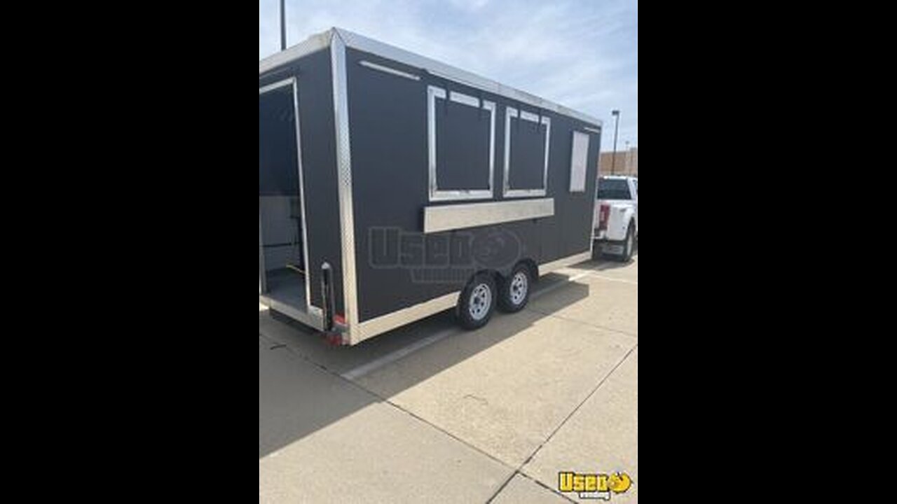 2021 8' x 16 Food Concession Trailer with Fire Suppression System for Sale in Texas
