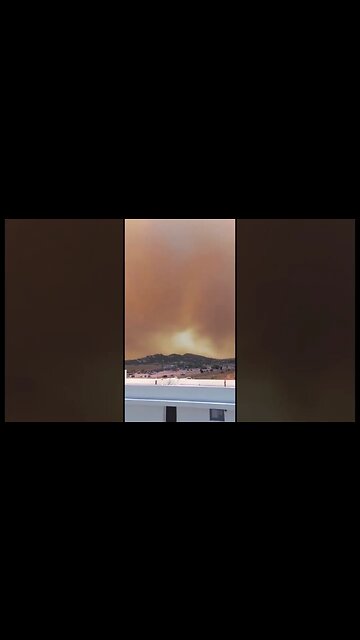 Greek police arrest a man suspected of starting wildfire near Athens today