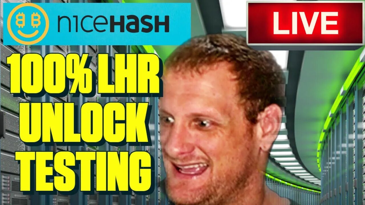 Nicehash 100% LHR Unlock Testing LIVE | 3080TI 3070ti 3060