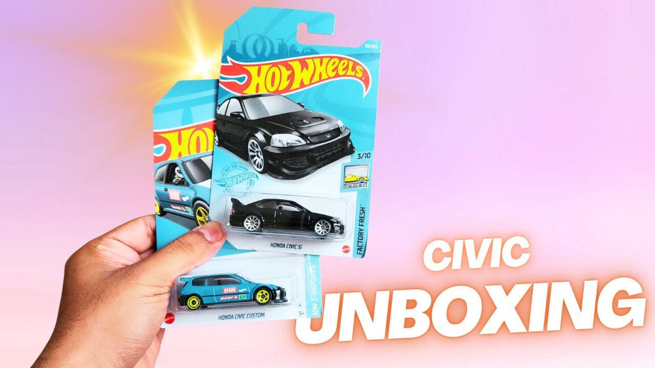 Unboxing 🔥 HOT WHEELS HONDA CIVIC SI | REALISTIC Diecast Model Car