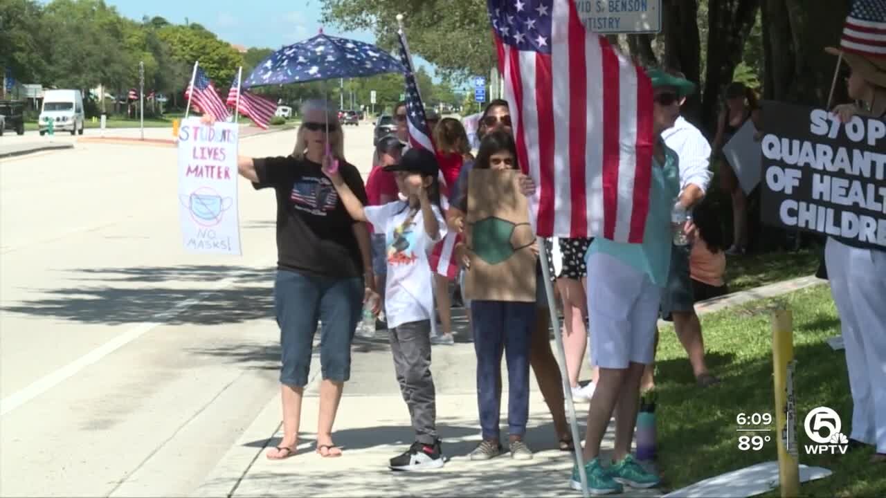 Parents choice rally held in Palm Beach Gardens