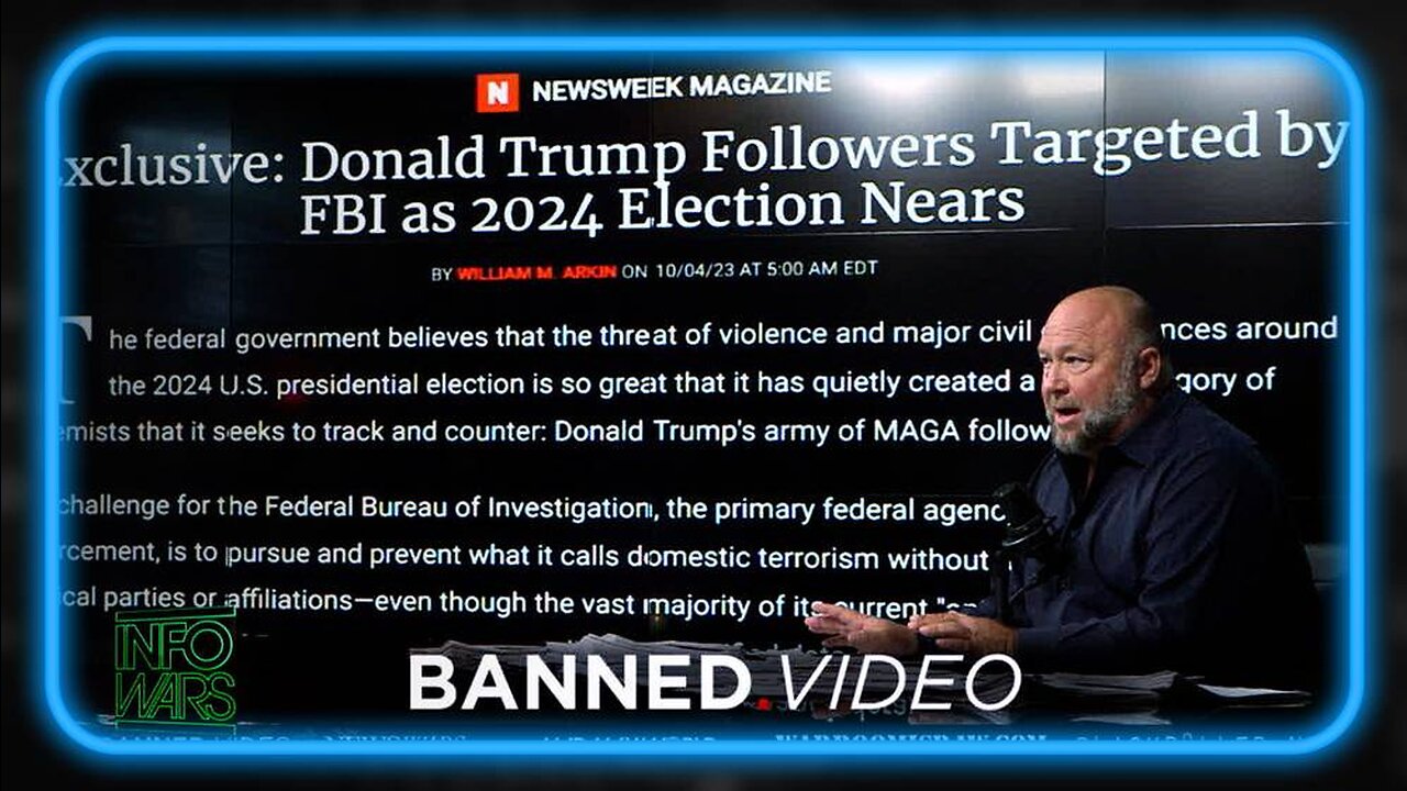 Alex Jones: Deep State Declares War on Trump & MAGA - 10/5/23