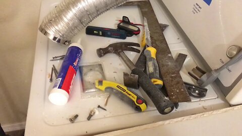 Saturday Projects™.com | Dryer Vent Upgrade - replacing a squished accordion with a dryer flute