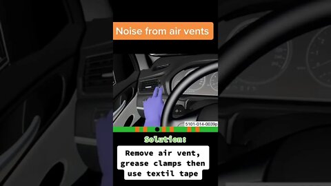 Causes of noise in BMW