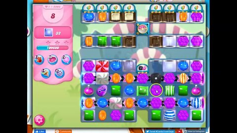 Candy Crush Level 5908 Talkthrough, 20 Moves 0 Boosters