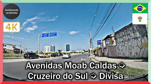 🚗 🌞 Dirigindo por Porto Alegre, avenidas Moab Caldas ➡️ Cruzeiro do Sul ➡️ Divisa.