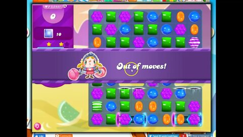 Candy Crush Level 2441 Talkthrough, 20 Moves 0 Boosters