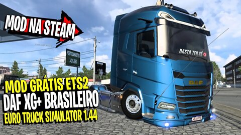 ▶️SAIU DAF XG+ BR NA STEAM EURO TRUCK SIMULATOR 2 1.44