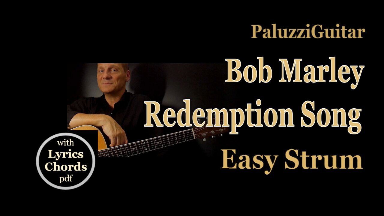 Bob Marley Redemption Song Guitar Lesson for Beginners