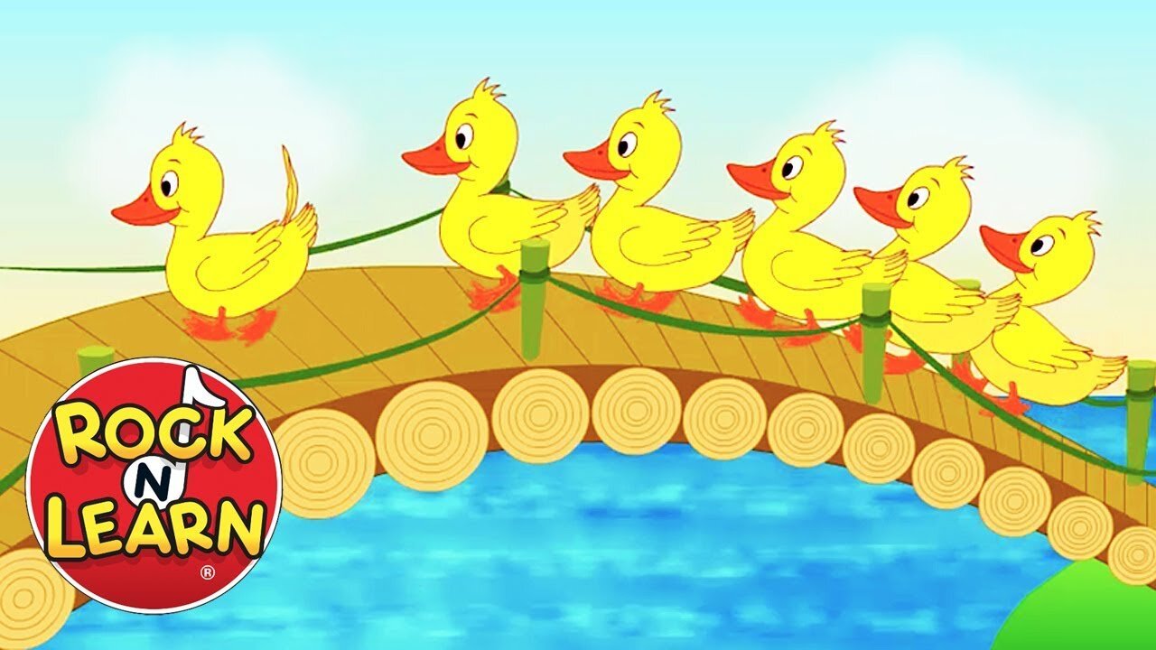 Six Little Ducks Poem 2024 - New Nursery Rhyme Songs 2024 - Cartoons for Babies - English Poems