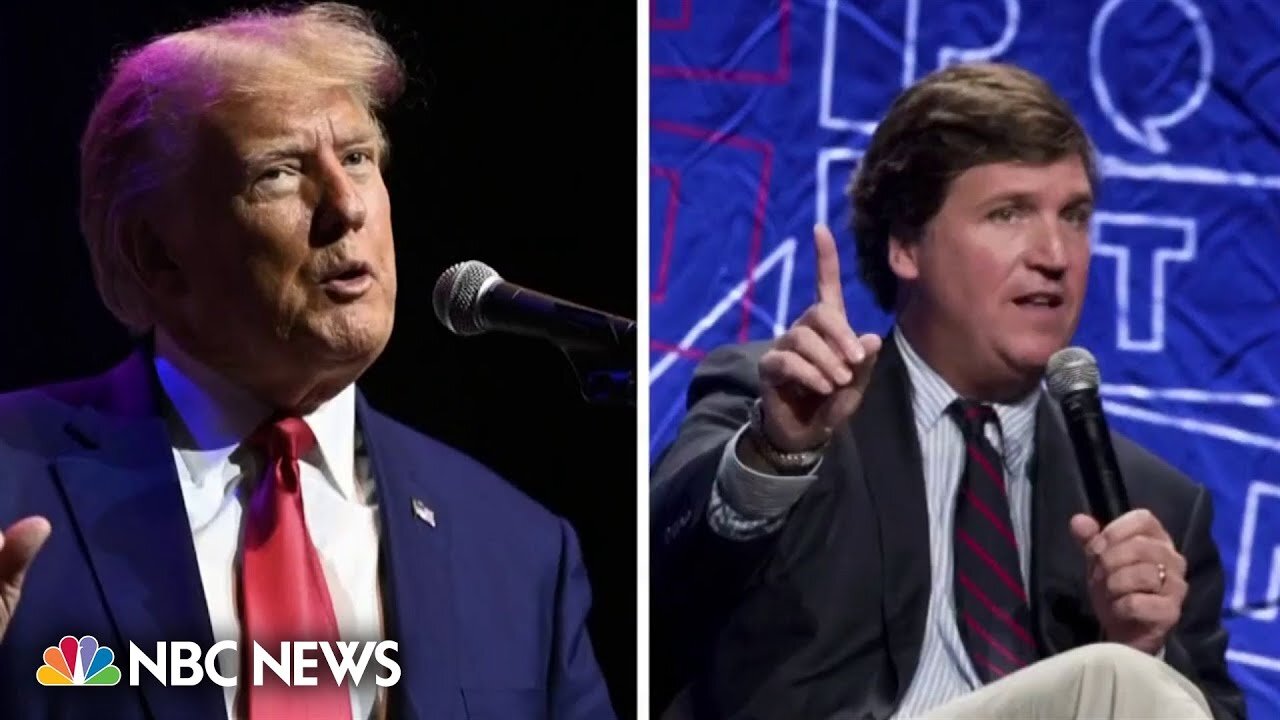 tucker carlson interview with president trump