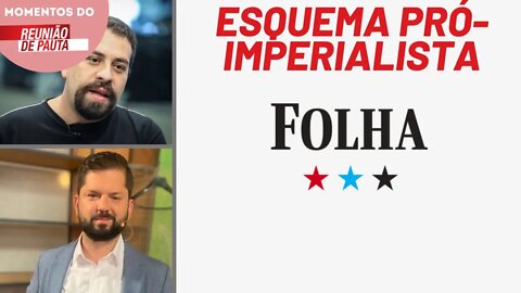 Guilherme Boulos junto à Folha impulsionam esquerda pró imperialista | Momentos