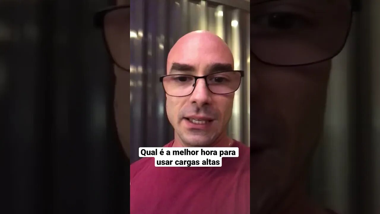Qual é a melhor hora para usar cargas altas no treino? #shorts