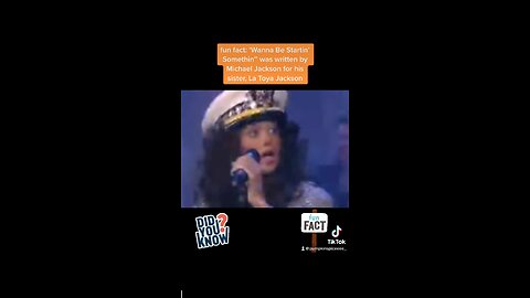 Wanna Be Startin’ Somethin written by Michael Jackson was originally for sister, La Toya Jackson
