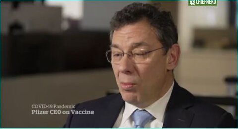 Notice How Pfizer CEO Bourla is Now Completely Hiding His Freaky Neck.